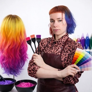 секрет кольоровго фарбування